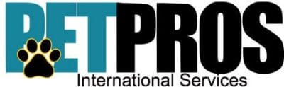 Logo design for Pet Pros International, a company specializing in pet transport services.