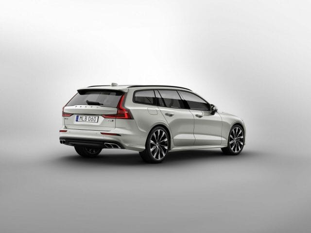 The Volvo V60 is our best station wagon for transporting dogs. 