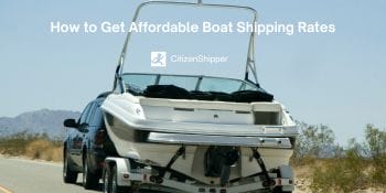 Guide to affordable boat shipping rates.