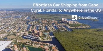 car shipping, cape coral florida, affordable